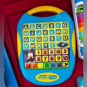 Huge Lot of 7 MixedDisney Junior My First Smart Pad Hardcover Books & Smart Pad